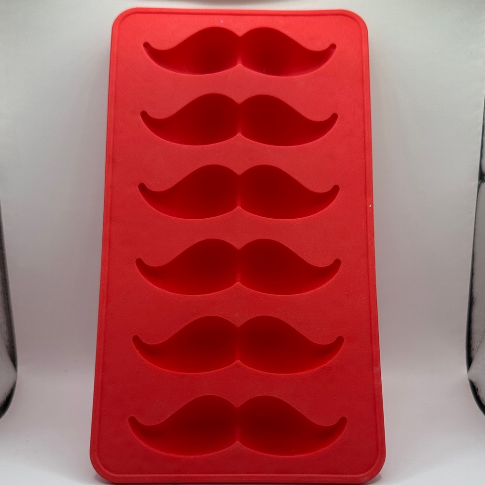 Red Mustache Silicone Mold